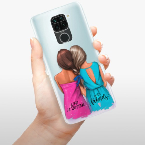 Silikonové pouzdro iSaprio - Xiaomi Redmi Note 9 - Best Friends