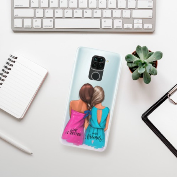 Silikonové pouzdro iSaprio - Xiaomi Redmi Note 9 - Best Friends