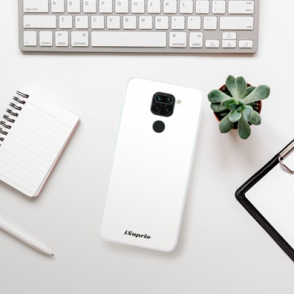 Silikonové pouzdro iSaprio - Xiaomi Redmi Note 9 - 4Pure bílé