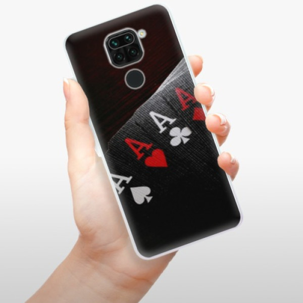 Silikonové pouzdro iSaprio - Xiaomi Redmi Note 9 - Poker