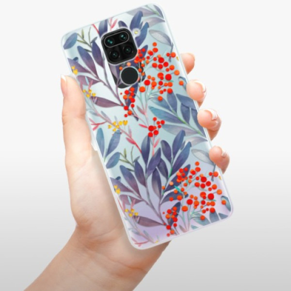 Silikonové pouzdro iSaprio - Xiaomi Redmi Note 9 - Rowanberry