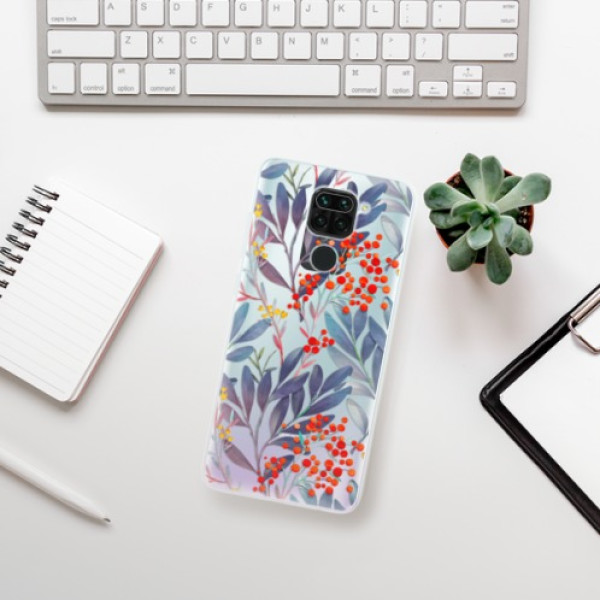 Silikonové pouzdro iSaprio - Xiaomi Redmi Note 9 - Rowanberry