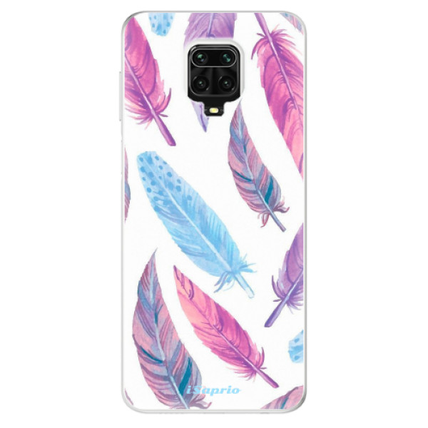 Silikonové pouzdro iSaprio - Feather Pattern 10 na mobil Xiaomi Redmi Note 9 Pro / Xiaomi Redmi Note 9S (Silikonové odolné pouzdro, kryt, obal iSaprio s motivem Feather Pattern 10 na mobil Xiaomi Redmi Note 9 Pro / Xiaomi Redmi Note 9S)