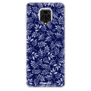 Silikonové pouzdro iSaprio - Xiaomi Redmi Note 9 Pro / Xiaomi Redmi Note 9S - Blue Leaves 05