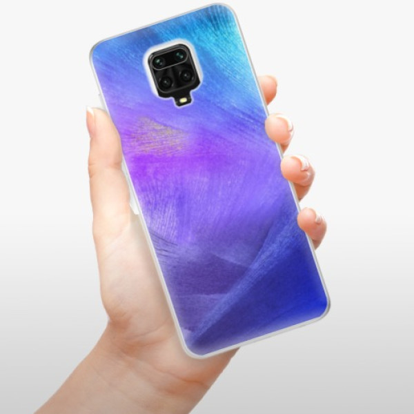 Silikonové pouzdro iSaprio - Xiaomi Redmi Note 9 Pro / Xiaomi Redmi Note 9S - Purple Feathers