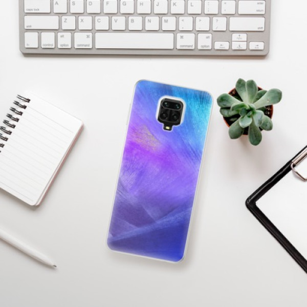 Silikonové pouzdro iSaprio - Xiaomi Redmi Note 9 Pro / Xiaomi Redmi Note 9S - Purple Feathers