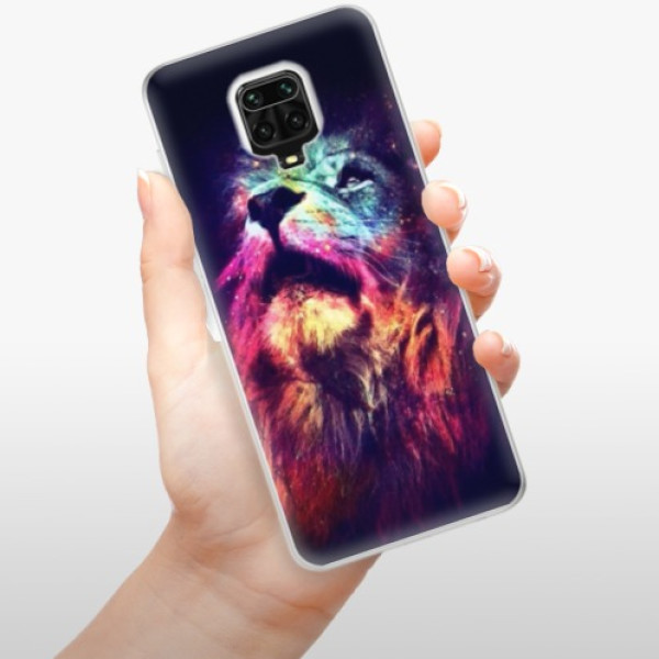 Silikonové pouzdro iSaprio - Xiaomi Redmi Note 9 Pro / Xiaomi Redmi Note 9S - Lion in Colors