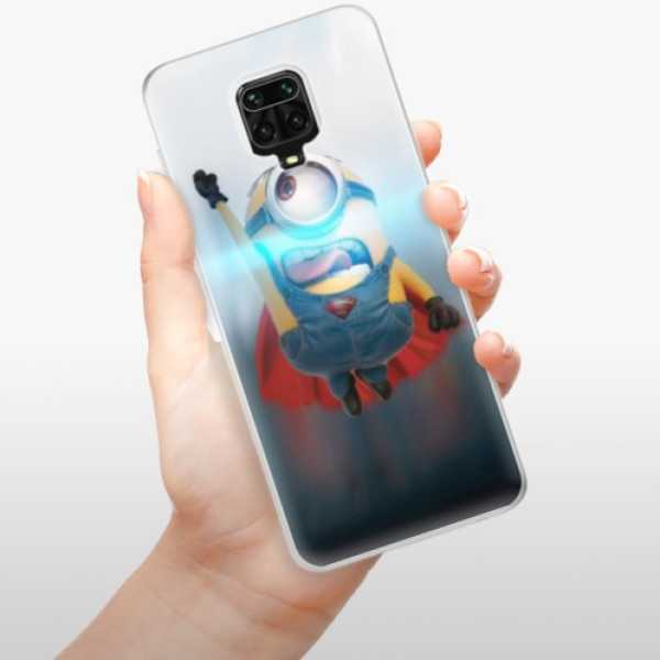 Silikonové pouzdro iSaprio - Xiaomi Redmi Note 9 Pro / Xiaomi Redmi Note 9S - Mimons Superman 02