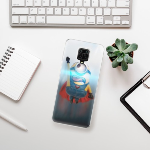 Silikonové pouzdro iSaprio - Xiaomi Redmi Note 9 Pro / Xiaomi Redmi Note 9S - Mimons Superman 02