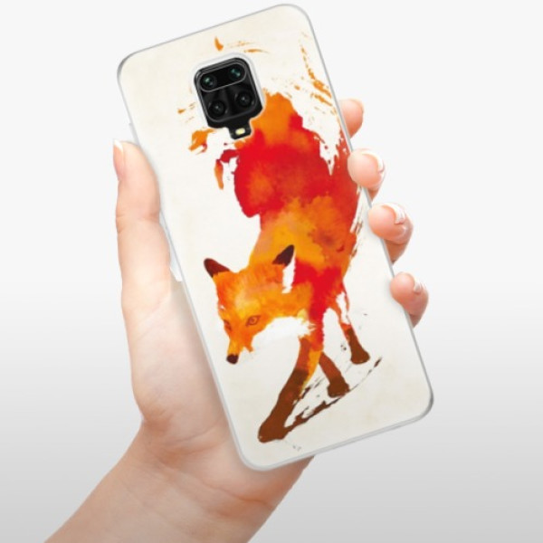 Silikonové pouzdro iSaprio - Xiaomi Redmi Note 9 Pro / Xiaomi Redmi Note 9S - Fast Fox
