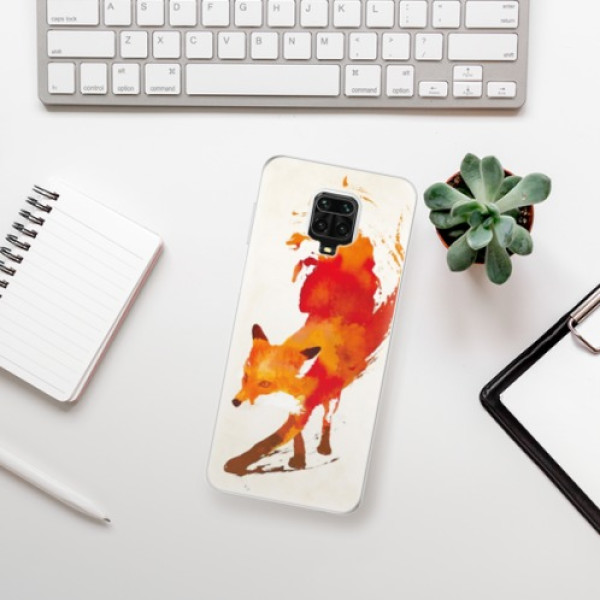 Silikonové pouzdro iSaprio - Xiaomi Redmi Note 9 Pro / Xiaomi Redmi Note 9S - Fast Fox