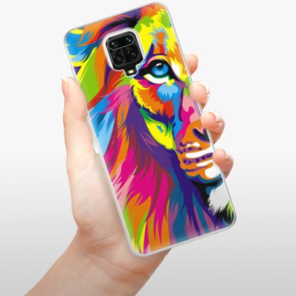 Silikonové pouzdro iSaprio - Xiaomi Redmi Note 9 Pro / Xiaomi Redmi Note 9S - Rainbow Lion
