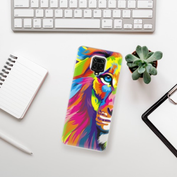 Silikonové pouzdro iSaprio - Xiaomi Redmi Note 9 Pro / Xiaomi Redmi Note 9S - Rainbow Lion