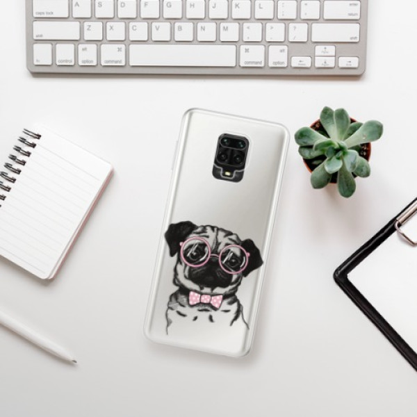 Silikonové pouzdro iSaprio - Xiaomi Redmi Note 9 Pro / Xiaomi Redmi Note 9S - The Pug