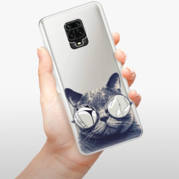 Silikonové pouzdro iSaprio - Xiaomi Redmi Note 9 Pro / Xiaomi Redmi Note 9S - Crazy Cat 01
