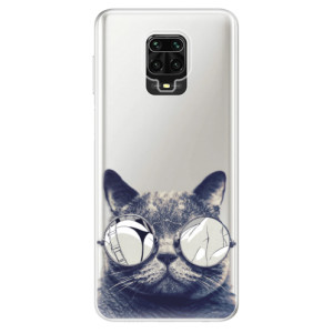 Silikonové pouzdro iSaprio - Xiaomi Redmi Note 9 Pro / Xiaomi Redmi Note 9S - Crazy Cat 01