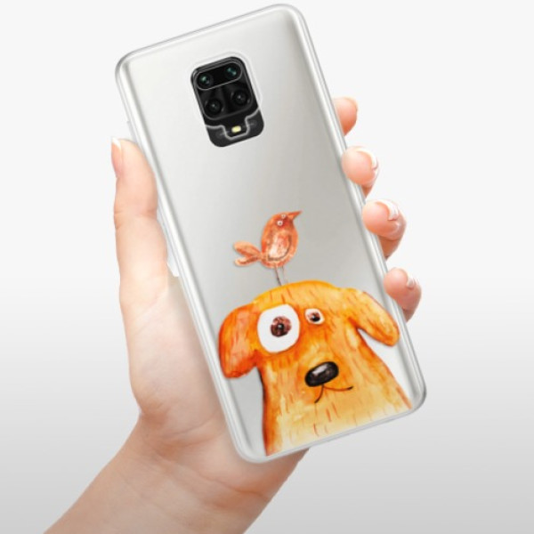 Silikonové pouzdro iSaprio - Xiaomi Redmi Note 9 Pro / Xiaomi Redmi Note 9S - Dog And Bird