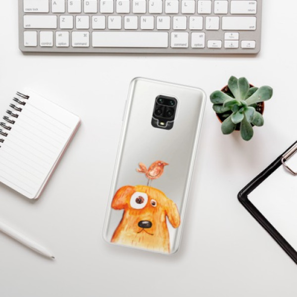 Silikonové pouzdro iSaprio - Xiaomi Redmi Note 9 Pro / Xiaomi Redmi Note 9S - Dog And Bird
