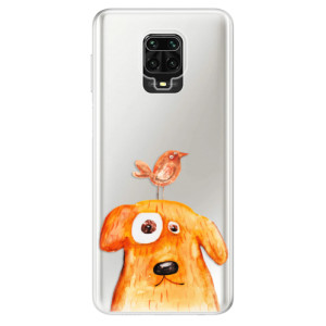 Silikonové pouzdro iSaprio - Xiaomi Redmi Note 9 Pro / Xiaomi Redmi Note 9S - Dog And Bird