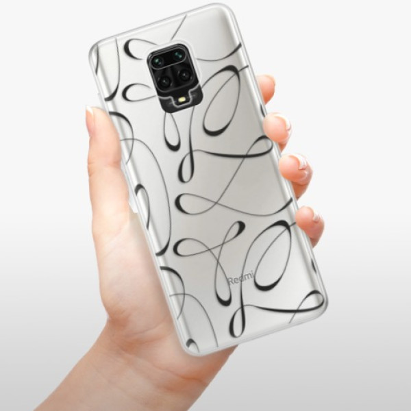Silikonové pouzdro iSaprio - Xiaomi Redmi Note 9 Pro / Xiaomi Redmi Note 9S - Fancy black