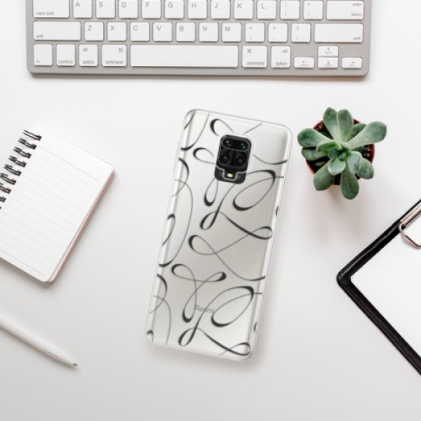 Silikonové pouzdro iSaprio - Xiaomi Redmi Note 9 Pro / Xiaomi Redmi Note 9S - Fancy black