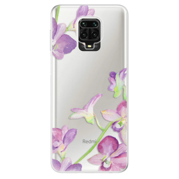 Silikonové pouzdro iSaprio - Purple Orchid na mobil Xiaomi Redmi Note 9 Pro / Xiaomi Redmi Note 9S (Silikonové odolné pouzdro, kryt, obal iSaprio s motivem Purple Orchid na mobil Xiaomi Redmi Note 9 Pro / Xiaomi Redmi Note 9S)