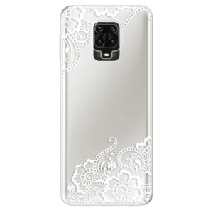 Silikonové pouzdro iSaprio - Xiaomi Redmi Note 9 Pro / Xiaomi Redmi Note 9S - White Lace 02