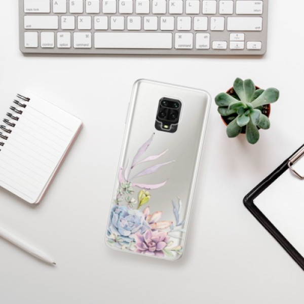 Silikonové pouzdro iSaprio - Xiaomi Redmi Note 9 Pro / Xiaomi Redmi Note 9S - Succulent 01