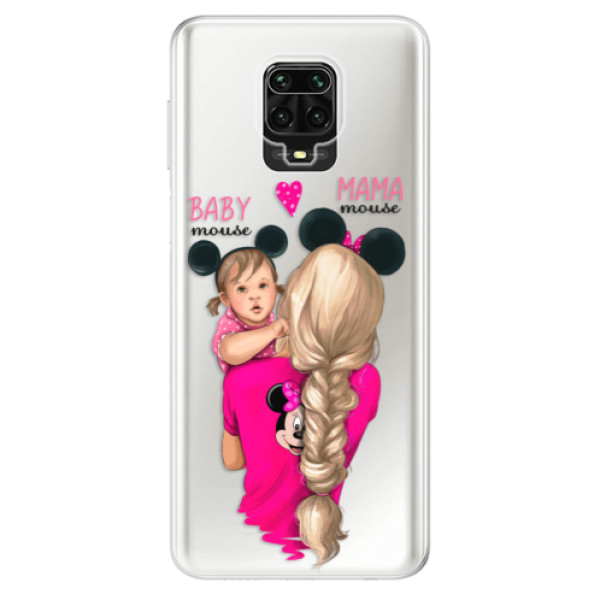Odolné silikonové pouzdro iSaprio - Mama Mouse Blond and Girl - Xiaomi Redmi Note 9 Pro / Note 9S