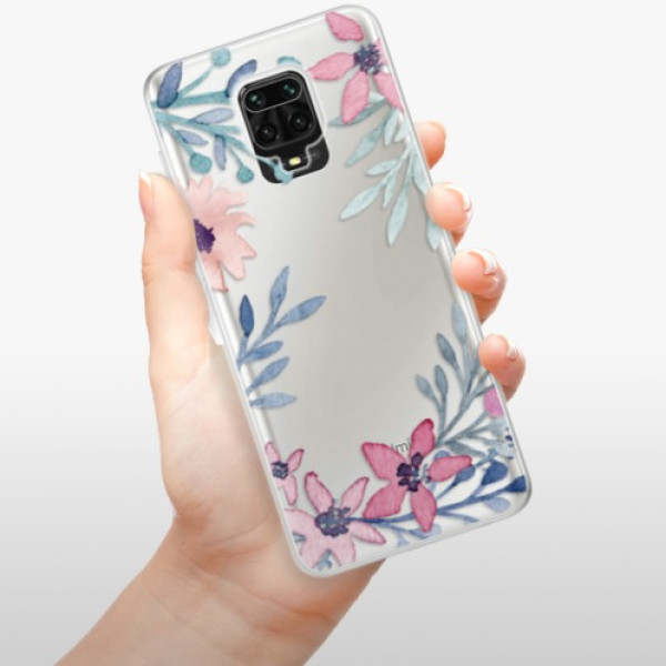 Silikonové pouzdro iSaprio - Xiaomi Redmi Note 9 Pro / Xiaomi Redmi Note 9S - Leaves and Flowers