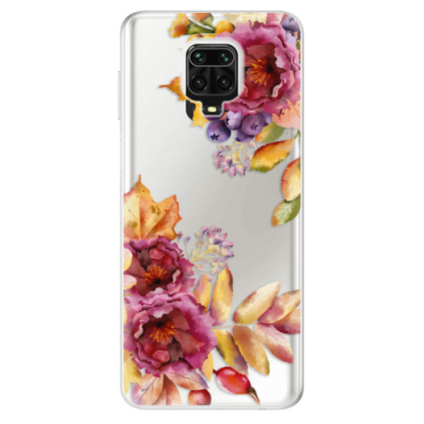 Odolné silikonové pouzdro iSaprio - Fall Flowers - Xiaomi Redmi Note 9 Pro / Note 9S