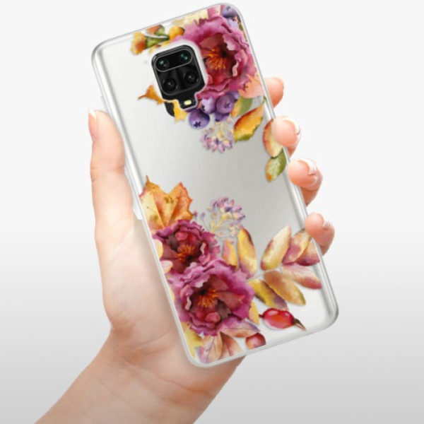 Silikonové pouzdro iSaprio - Xiaomi Redmi Note 9 Pro / Xiaomi Redmi Note 9S - Fall Flowers