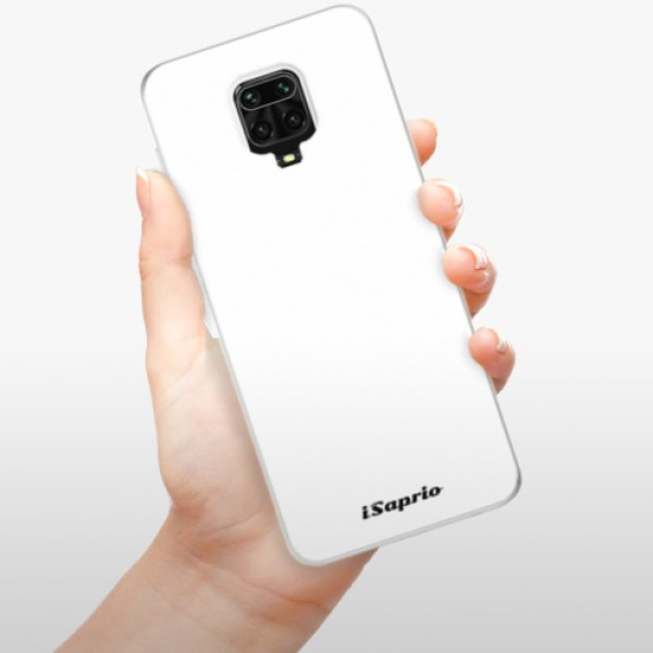 Silikonové pouzdro iSaprio - Xiaomi Redmi Note 9 Pro / Xiaomi Redmi Note 9S - 4Pure bílé