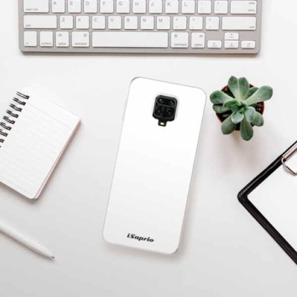 Silikonové pouzdro iSaprio - Xiaomi Redmi Note 9 Pro / Xiaomi Redmi Note 9S - 4Pure bílé