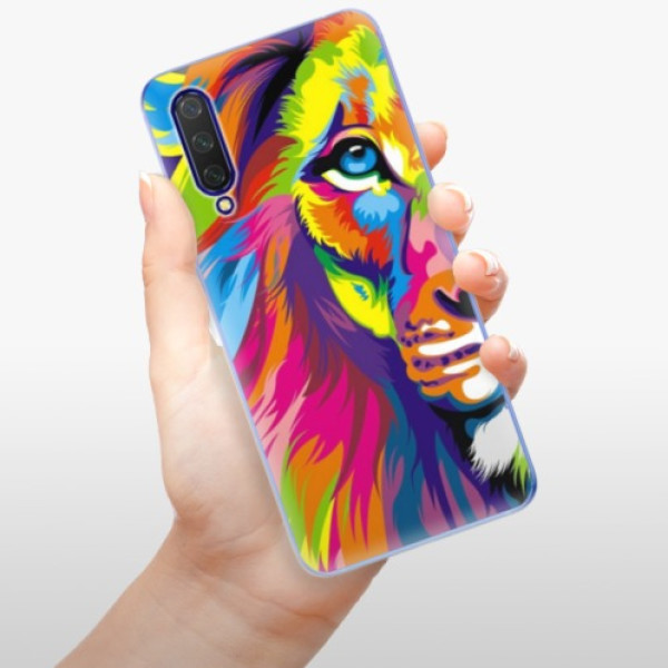 Silikonové pouzdro iSaprio - Xiaomi Mi 9 Lite - Rainbow Lion