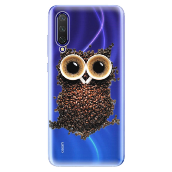 Odolné silikonové pouzdro iSaprio - Owl And Coffee - Xiaomi Mi 9 Lite
