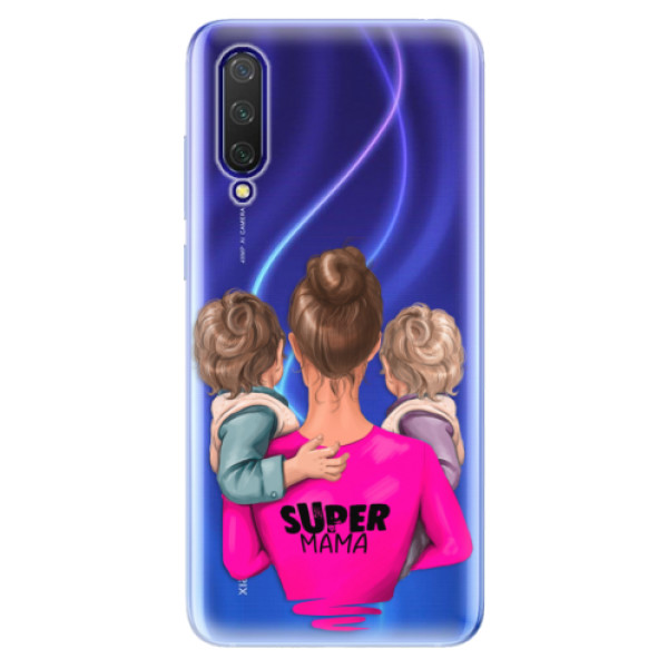 Odolné silikonové pouzdro iSaprio - Super Mama - Two Boys - Xiaomi Mi 9 Lite