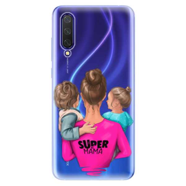 Odolné silikonové pouzdro iSaprio - Super Mama - Boy and Girl - Xiaomi Mi 9 Lite