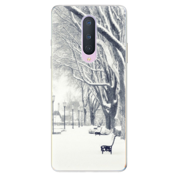 Odolné silikonové pouzdro iSaprio - Snow Park - OnePlus 8