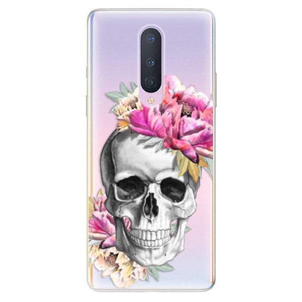 Odolné silikonové pouzdro iSaprio - Pretty Skull - OnePlus 8