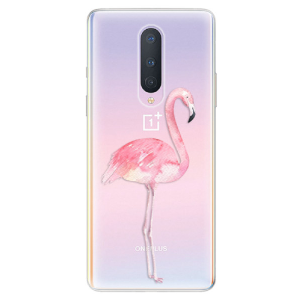 Odolné silikonové pouzdro iSaprio - Flamingo 01 - OnePlus 8