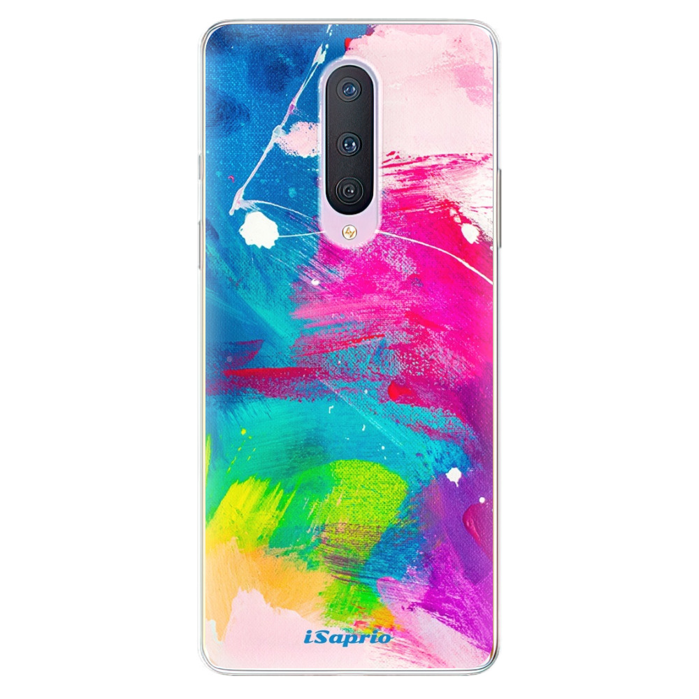 Odolné silikonové pouzdro iSaprio - Abstract Paint 03 - OnePlus 8