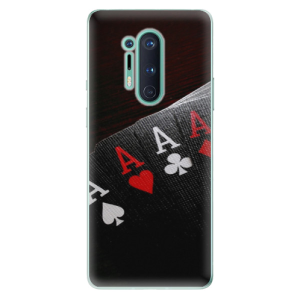 Odolné silikonové pouzdro iSaprio - Poker - OnePlus 8 Pro