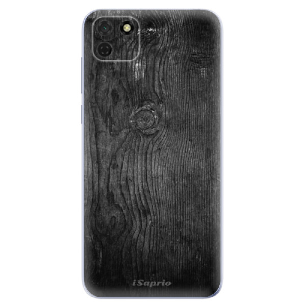 Odolné silikonové pouzdro iSaprio - Black Wood 13 - Huawei Y5p