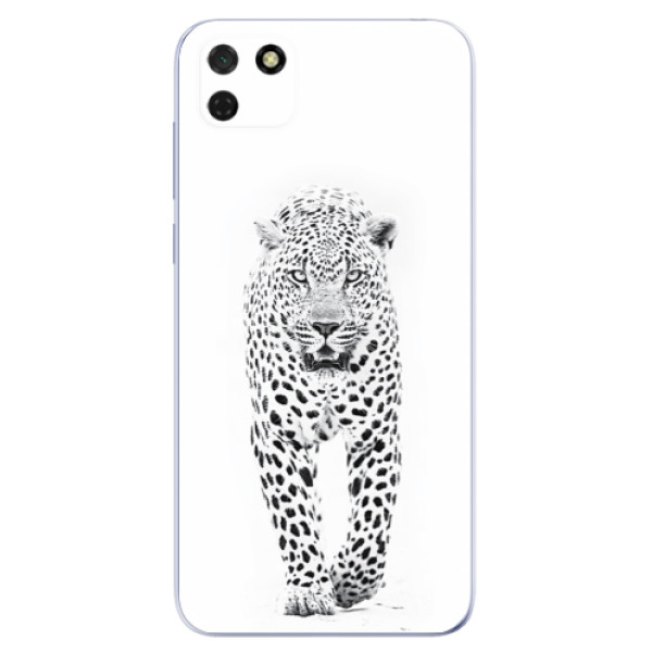 Odolné silikonové pouzdro iSaprio - White Jaguar - Huawei Y5p