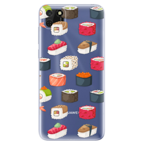 Odolné silikonové pouzdro iSaprio - Sushi Pattern - Huawei Y5p