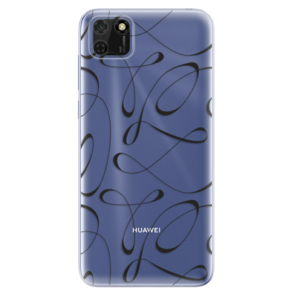 Odolné silikonové pouzdro iSaprio - Fancy - black - Huawei Y5p