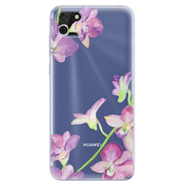 Odolné silikonové pouzdro iSaprio - Purple Orchid - Huawei Y5p