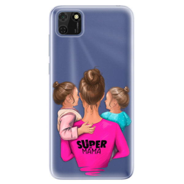 Odolné silikonové pouzdro iSaprio - Super Mama - Two Girls - Huawei Y5p