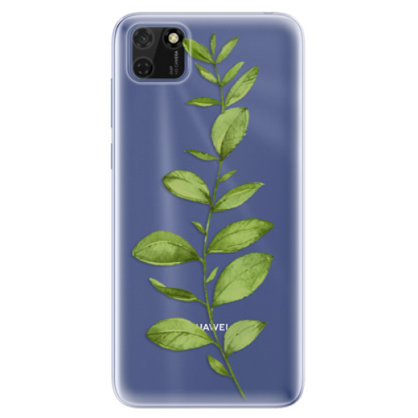 Odolné silikonové pouzdro iSaprio - Green Plant 01 - Huawei Y5p